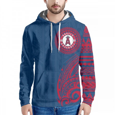 Men's Los Angeles Angels Blue Hoodie