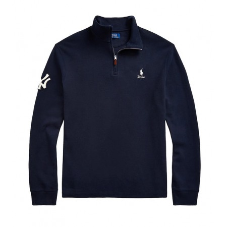 Men's New York Yankees Navy Quarter-Zip Pullover