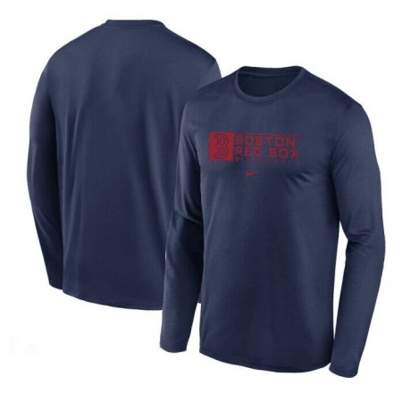 Men's Boston Red Sox Navy Long Sleeve T-Shirt