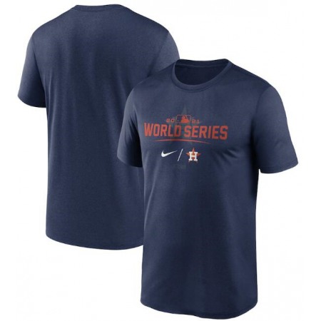 Men's Houston Astros 2021 Navy World Series Collection Dugout T-Shirt