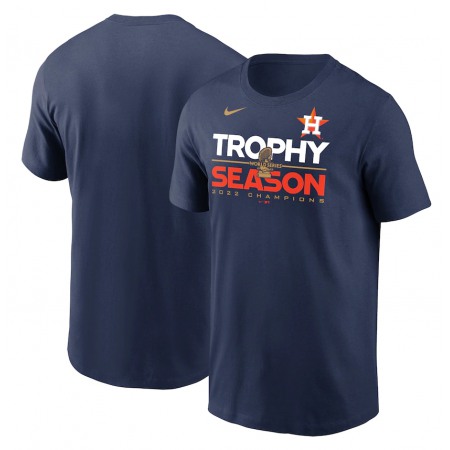 Men's Houston Astros Navy 2022 World Series Champions Commissioner's Trophy T-Shirt