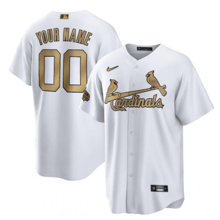 Men's St. Louis Cardinals ACTIVE Player Custom 2022 All-Star White Cool Base Stitched Baseball Jersey