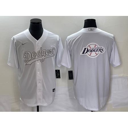 Men's Los Angeles Dodgers Big Logo in Back Weekend Stitched Baseball Jersey