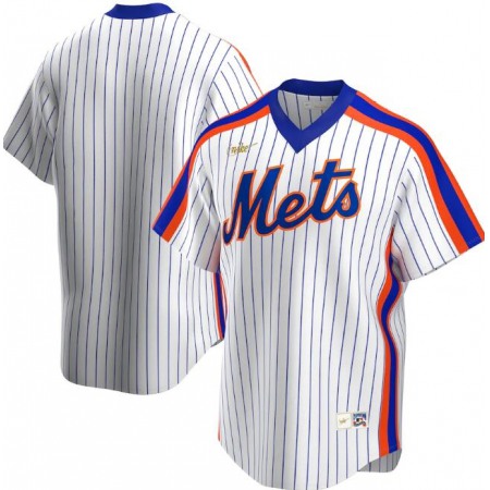 Men's New York Mets Blank New White Cool Base Stitched Jersey