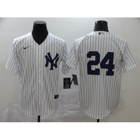 Men's New York Yankees #24 Gary Sanchez White Cool Base Stitched MLB Jersey