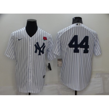 Men's New York Yankees #44 Reggie Jackson White Cool Base Stitched Baseball Jersey