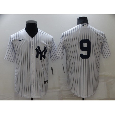 Men's New York Yankees #9 Roger Maris White Cool Base Stitched Baseball Jersey