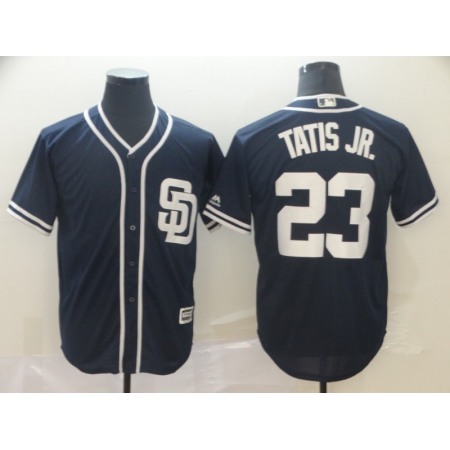 Men's San Diego Padres #23 Fernando Tatis Jr. Navy Cool Base Stitched MLB Jersey