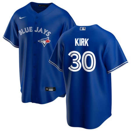 Men's Toronto Blue Jays #30 Alejandro Kirk Royal Cool Base Stitched Jersey