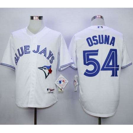 Blue Jays #54 Roberto Osuna White Cool Base Stitched MLB Jersey