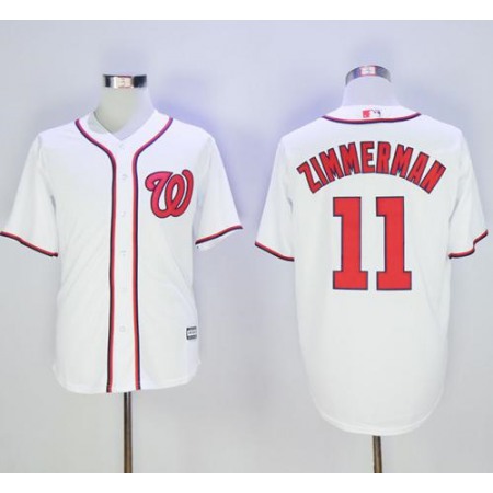 Nationals #11 Ryan Zimmerman White New Cool Base Stitched MLB Jersey