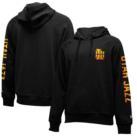 Men's Utah Jazz Black City Edition Club Pullover Hoodie