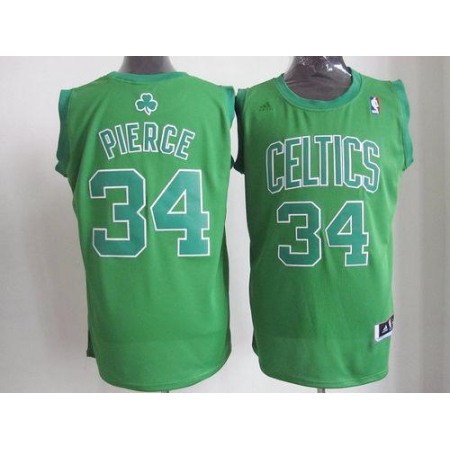 Celtics #34 Paul Pierce Green Big Color Fashion Stitched NBA Jersey