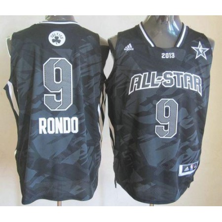 Celtics #9 Rajon Rondo Black 2013 All Star Fashion Embroidered NBA Jersey