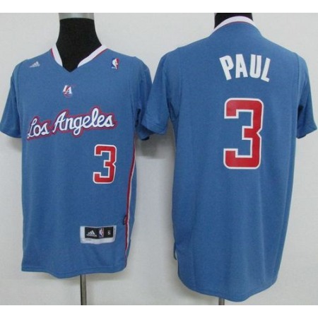 Clippers #3 Chris Paul Light Blue Pride Swingman Stitched NBA Jersey