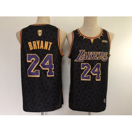 Men's Los Angeles Lakers #24 Kobe Bryant Black Stitched Jersey