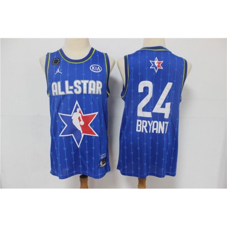 Men's Los Angeles Lakers #24 Kobe Bryant Blue 2020 All-Star Stitched NBA Jersey