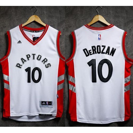 Revolution 30 Raptors #10 DeMar DeRozan White Stitched NBA Jersey