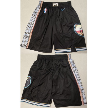 Men's Memphis Grizzlies City Edition Black Shorts (Run Small)