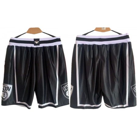 Men's Brooklyn Nets Black Shorts (Run Small)