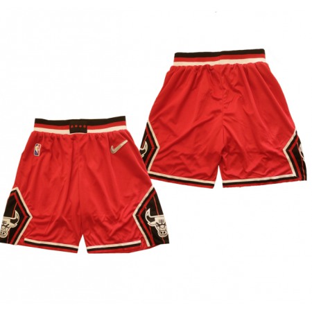 Men's Chicago Bulls 75th Anniversary Red Shorts (Run Small)