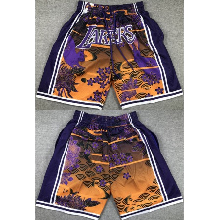 Men's Los Angeles Lakers Purple/Yellow Shorts