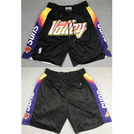 Men's Phoenix Suns Black Shorts (Run Small)