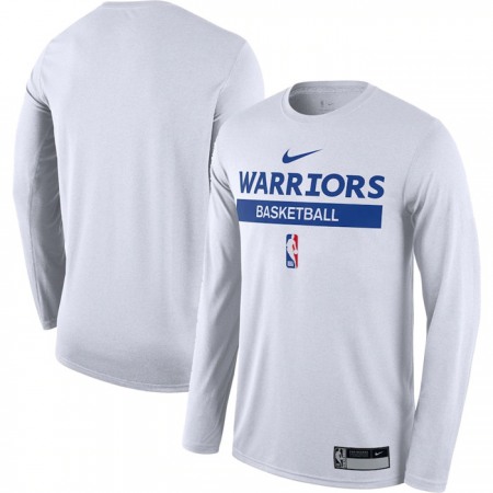 Men's Golden State Warriors White 2022/23 Legend On-Court Practice Performance Long Sleeve T-Shirt