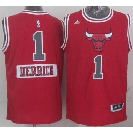 Bulls #1 Derrick Rose Red 2014-15 Christmas Day Stitched Youth NBA Jersey