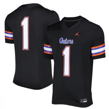 Men's Florida Gators Customized Black Stitched Game Jersey