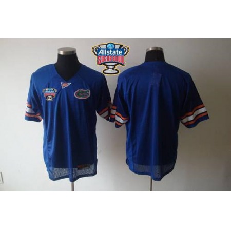 Gators Blank Blue Allstate Sugar Bowl Stitched NCAA Jersey