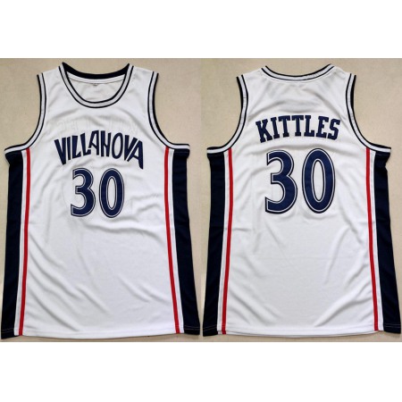 Villanova Wildcats #30 Kerry Kittles White 1996-97 College Basketball Stitched Jersey