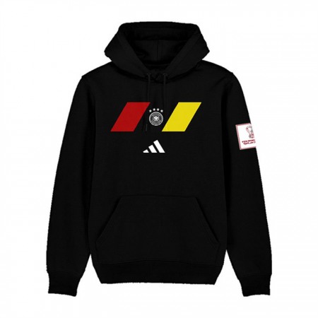 Men's Germany FIFA World Cup Soccer Hoodie Black 002