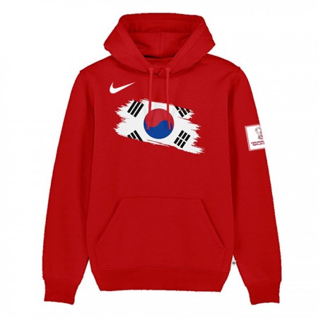 Men's Korea FIFA World Cup Soccer Hoodie Red