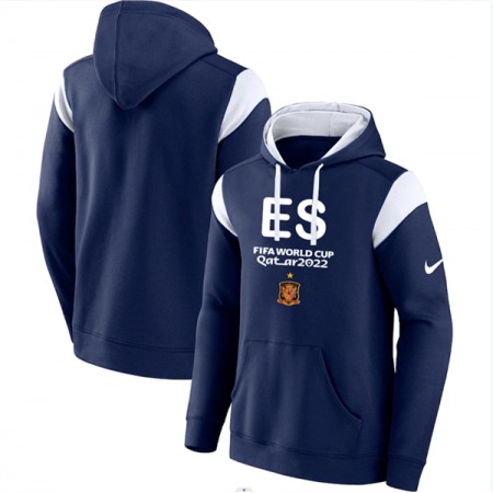 Men's Spain Navy 2022 FIFA World Cup Soccer Hoodie