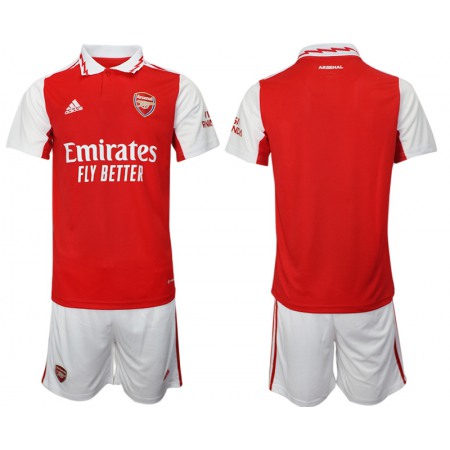 Men's Arsenal F.C Blank 2023 Red Home Soccer Jersey Suit