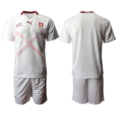 Men's Switzerland National Team Custom Away Soccer Jersey Suit