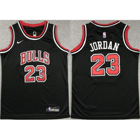 Youth Chicago Bulls #23 Michael Jordan Black Stitched Basketball Jersey