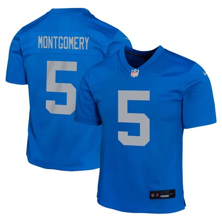 Youth Detroit Lions David Montgomery Nike Blue Alternate Player Game Jersey