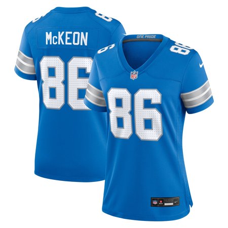 Women's Detroit Lions Sean McKeon Nike Blue Game Jersey