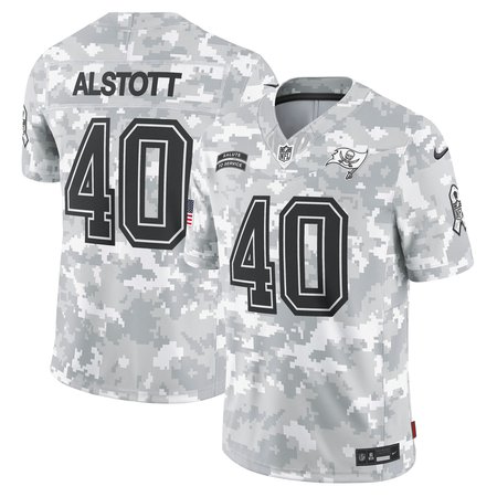 Men's Tampa Bay Buccaneers Mike Alstott Nike Arctic Camo 2024 Salute to Service Retired Player Limited Jersey