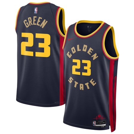 Unisex Golden State Warriors Draymond Green Nike Navy 2024/25 Swingman Player Jersey - City Edition