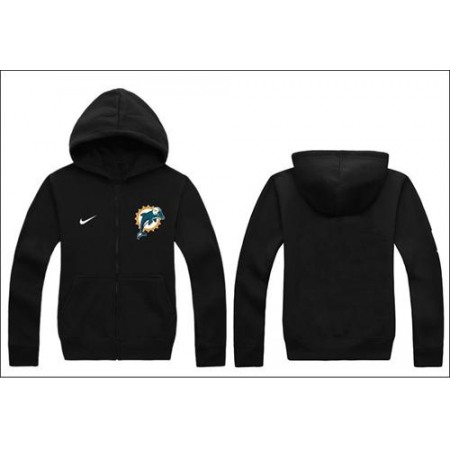 Nike Miami Dolphins Authentic Logo Hoodie Black