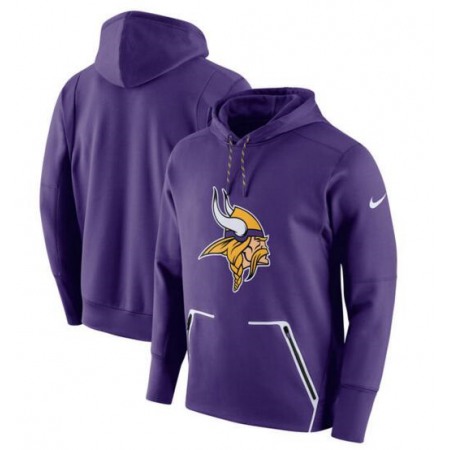 Men's Nike Minnesota Vikings Purple Champ Drive Vapor Speed Pullover Hoodie