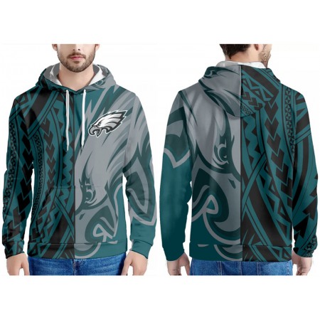 Men's Philadelphia Eagles Green Pullover Hoodie