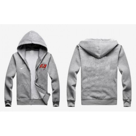 Nike Tampa Bay Buccaneers Authentic Logo Hoodie Grey