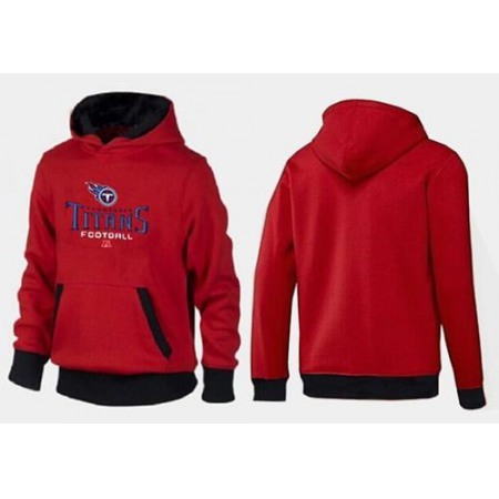 Tennessee Titans Critical Victory Pullover Hoodie Red & Black