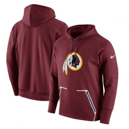 Men's Nike Washington Redskins Burgundy Champ Drive Vapor Speed Pullover Hoodie