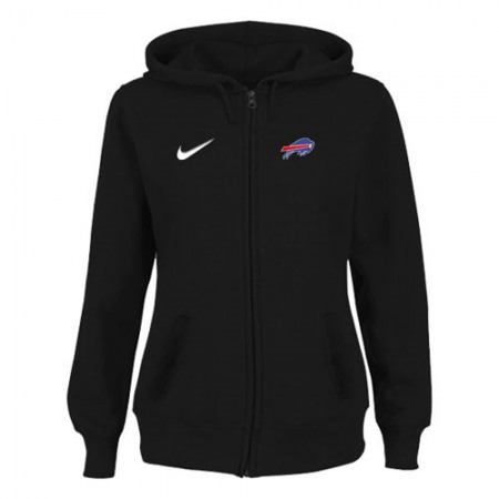 Women's Buffalo Bills Stadium Rally Full Zip Hoodie Black