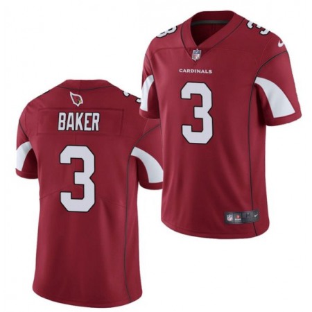 Men's Arizona Cardinals #3 Budda Baker Red Vapor Untouchable Limited Stitched Jersey